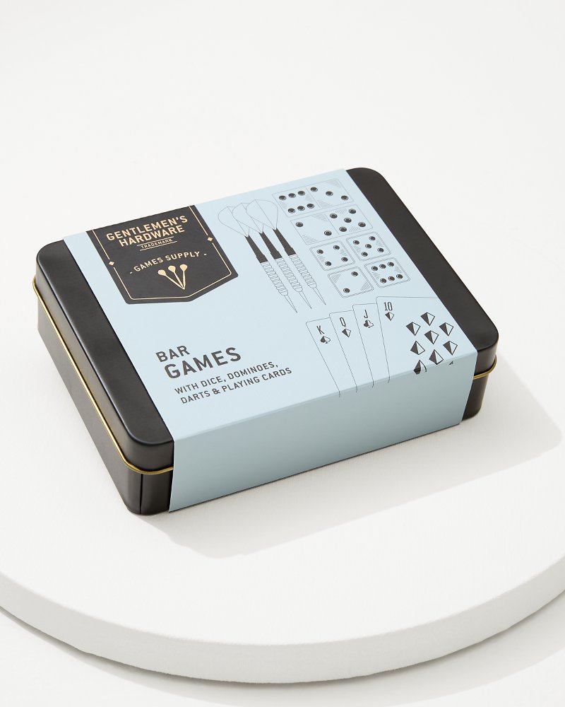 Tommy Bahama Bar Games Tin Set