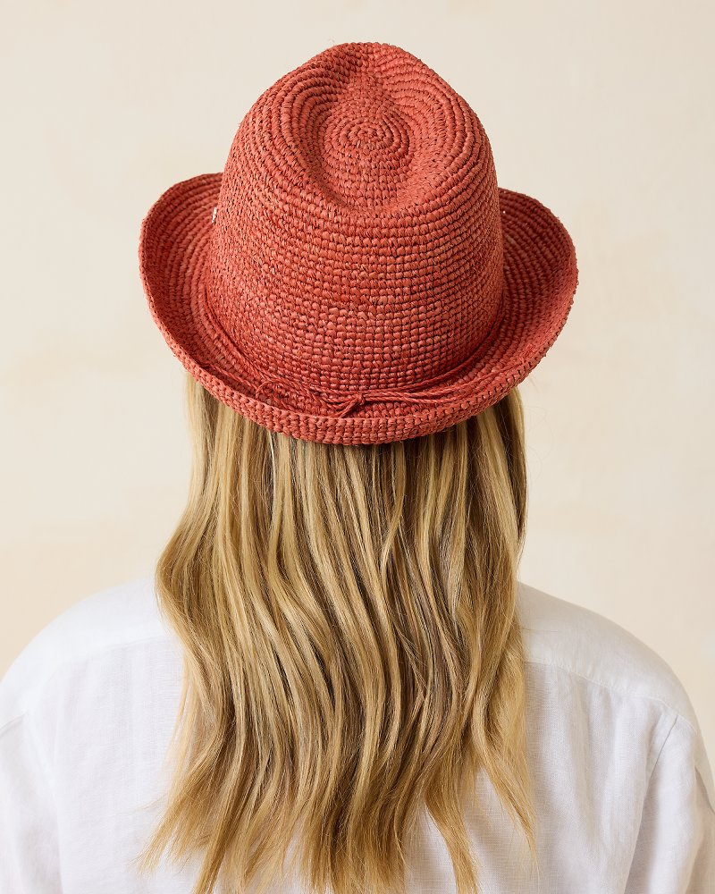Tommy Bahama Gigi Crochet Raffia Hat