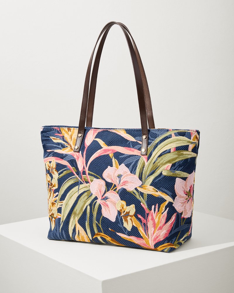 Tommy Bahama Embroidered Tote