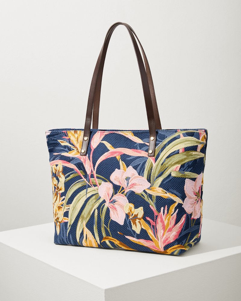 Tommy Bahama Embroidered Tote
