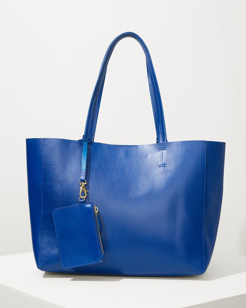 Tommy Bahama Tommy Bahama Perforated Leather Tote