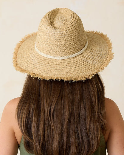 Tommy Bahama Brighton Fringe Brim Raffia Hat