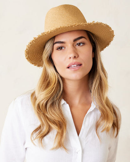 Tommy Bahama Classic Packable Hat with Fringe