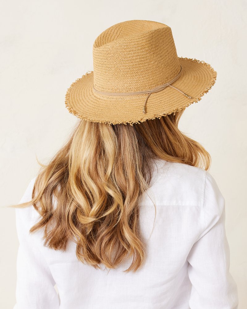 Tommy Bahama Classic Packable Hat with Fringe