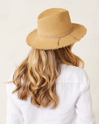 Tommy Bahama Classic Packable Hat with Fringe