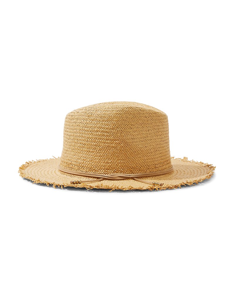 Tommy Bahama Classic Packable Hat with Fringe
