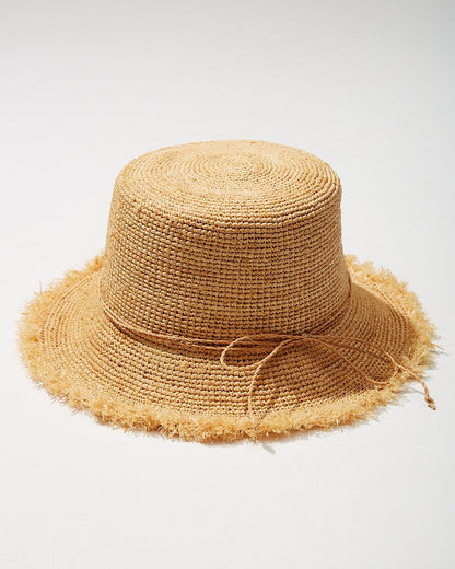 Tommy Bahama Raffia Packable Bucket Hat
