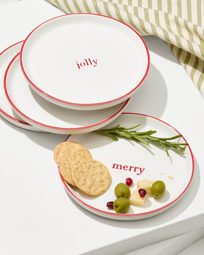 Tommy Bahama Holiday Appetizer Plates—Set of 4