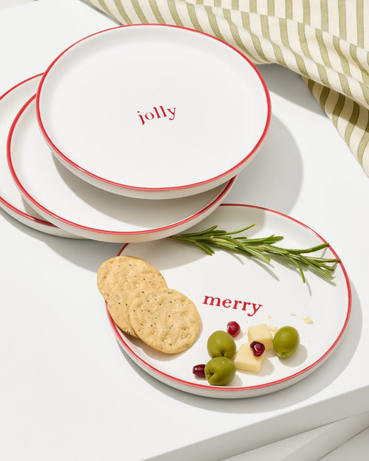 Tommy Bahama Holiday Appetizer Plates—Set of 4
