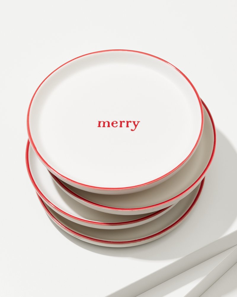 Tommy Bahama Holiday Appetizer Plates—Set of 4