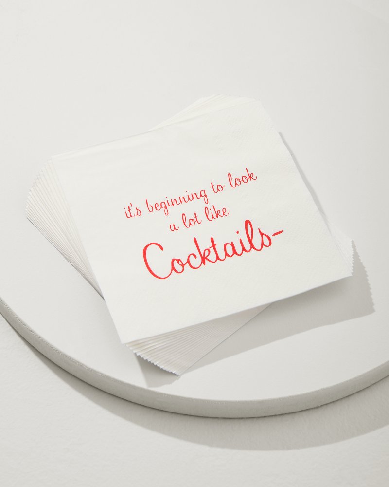 Tommy Bahama Beginning to Look Like Cocktails Napkins