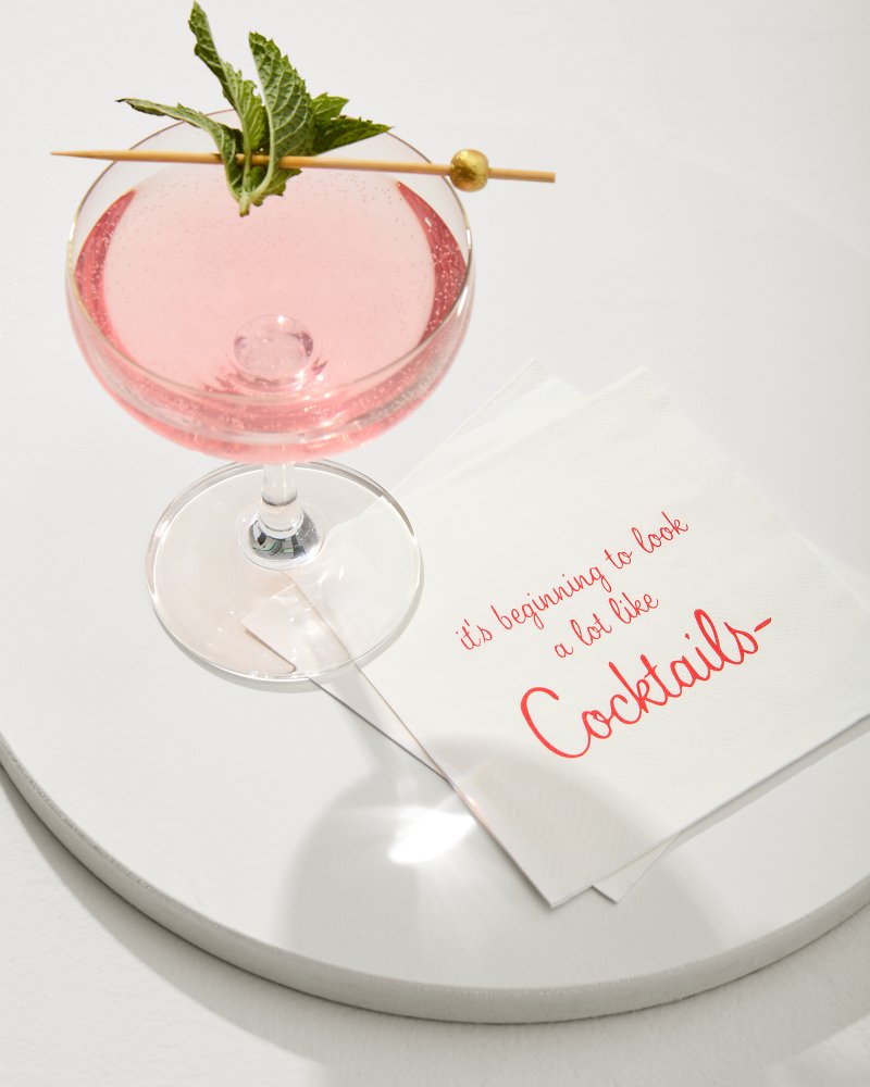 Tommy Bahama Beginning to Look Like Cocktails Napkins