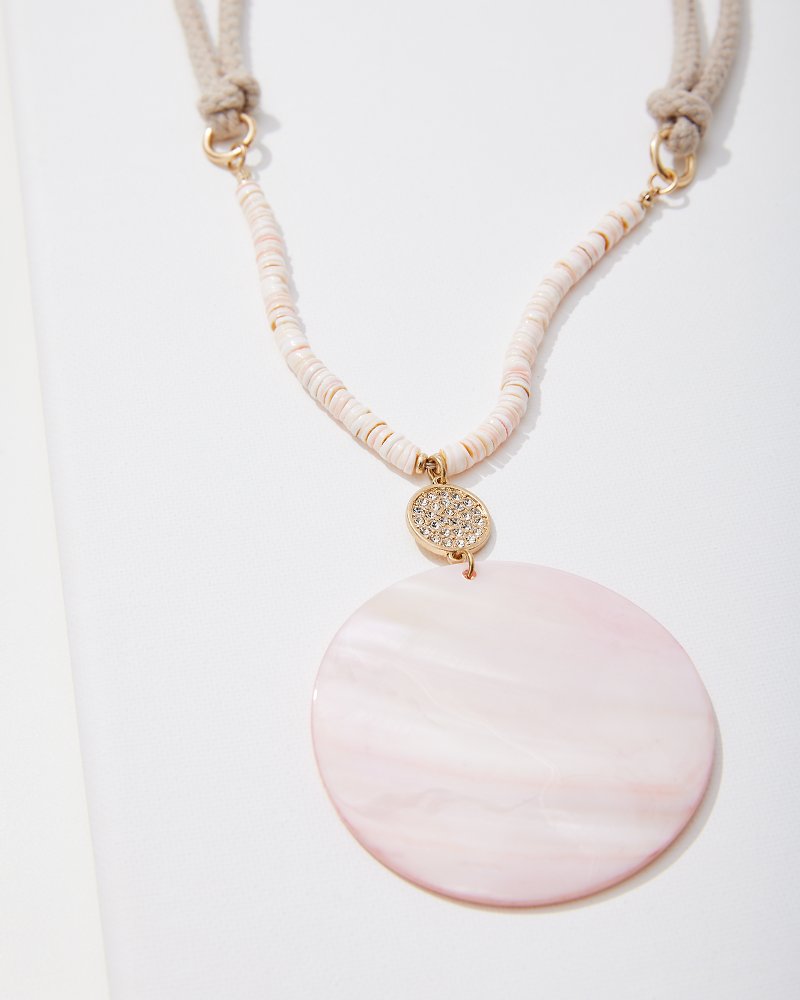 Tommy Bahama Sanibel Island Large Mother-of-Pearl Pendant Necklace