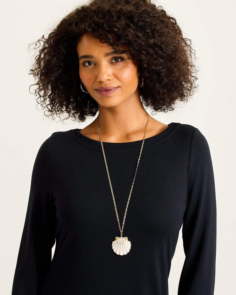 Tommy Bahama Moments in Paradise Mother of Pearl and Shell Pendant Necklace