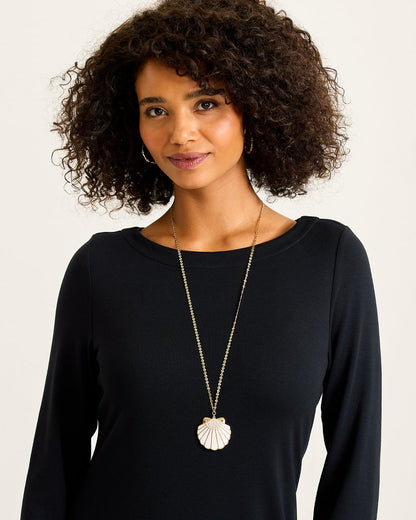 Tommy Bahama Moments in Paradise Mother of Pearl and Shell Pendant Necklace
