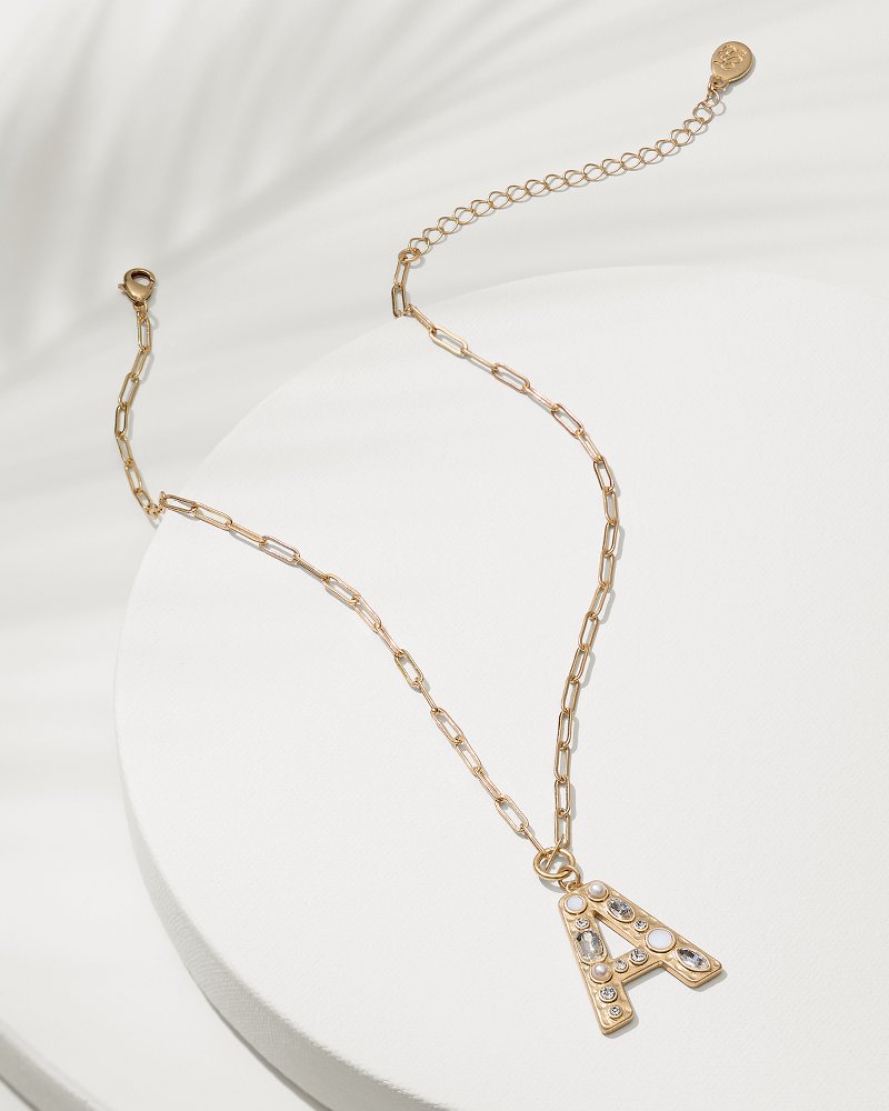 Tommy Bahama Initial Necklace