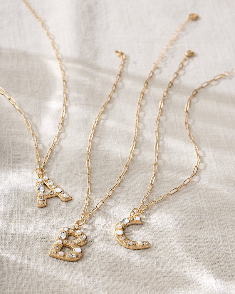 Tommy Bahama Initial Necklace