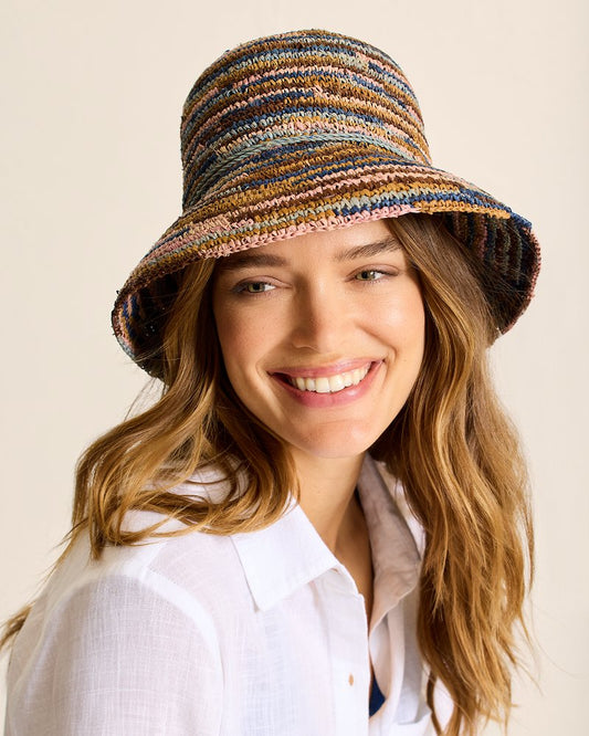 Tommy Bahama Iris Raffia Bucket Hat