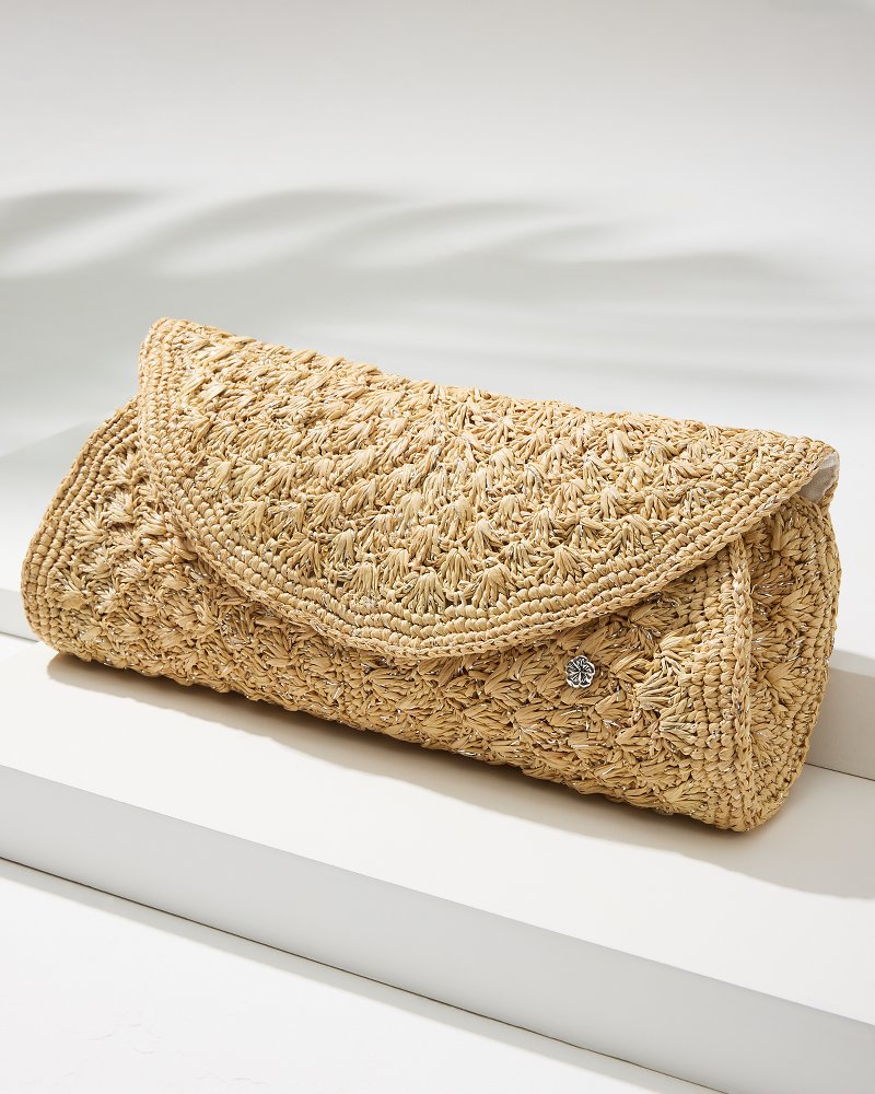 Tommy Bahama Rimini Raffia Clutch
