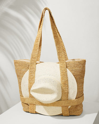 Tommy Bahama Raffia Traveler Tote