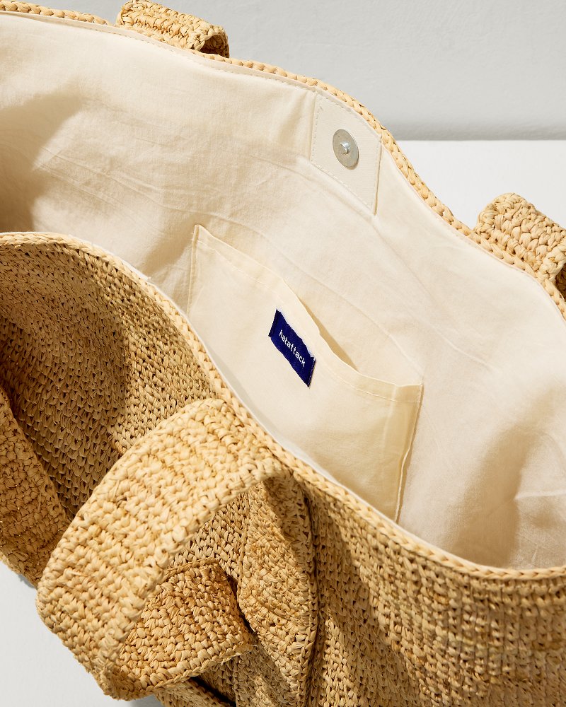 Tommy Bahama Raffia Traveler Tote