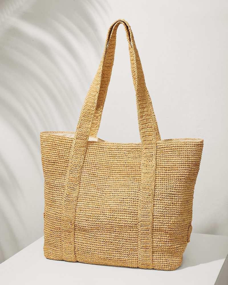 Tommy Bahama Raffia Traveler Tote