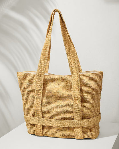 Tommy Bahama Raffia Traveler Tote
