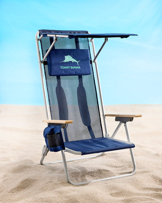 Tommy Bahama Tommy Bahama Mesh Beach Chair With Shade