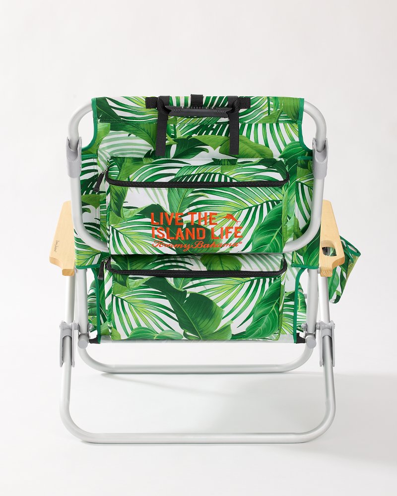 Tommy Bahama Tommy Bahama Tropical Fronds Deluxe Backpack Beach Chair