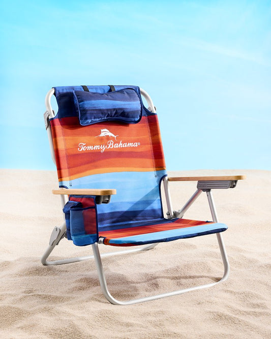 Tommy Bahama Tommy Bahama Sunset Stripe Deluxe Backpack Beach Chair