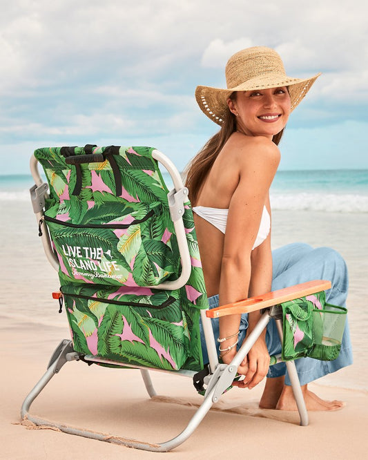 Tommy Bahama Tommy Bahama Swaying Fronds Deluxe Backpack Beach Chair