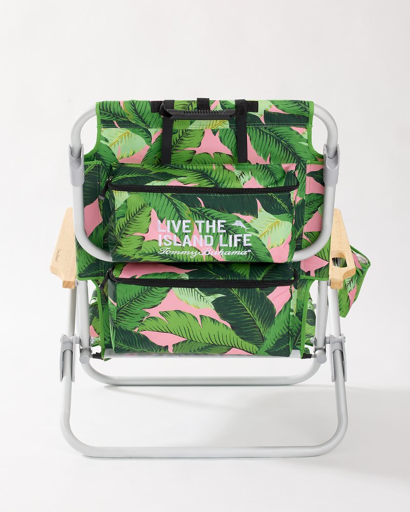 Tommy Bahama Tommy Bahama Swaying Fronds Deluxe Backpack Beach Chair