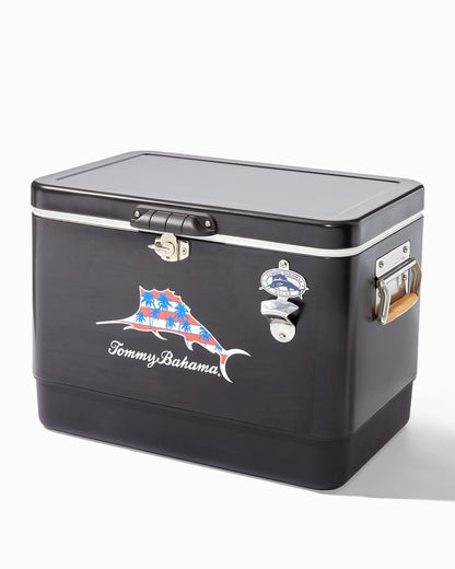 Tommy Bahama Palm Marlin Black 54-Quart Cooler