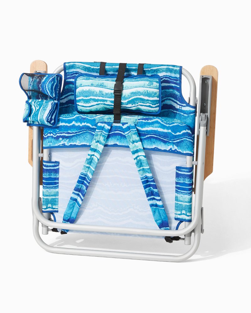 Tommy Bahama Tommy Bahama Malachite Print Deluxe Backpack Beach Chair