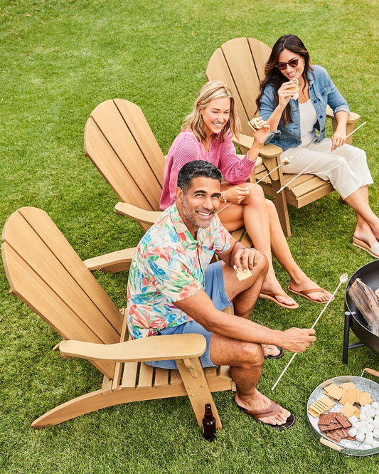 Tommy Bahama Tommy Bahama All-Season Natural Wood Adirondack Chair