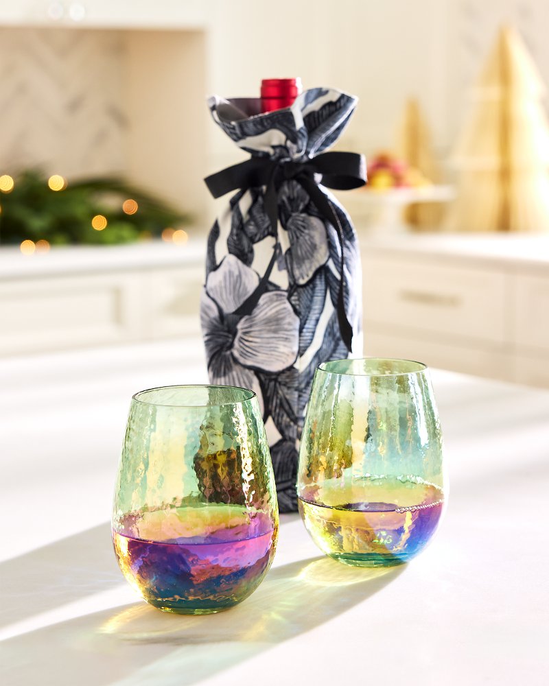 Tommy Bahama Upcycled Wine Bottle Gift Bag