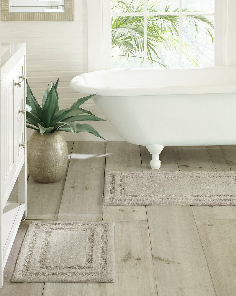 Tommy Bahama Grey Isla Bath Rug Set of 2