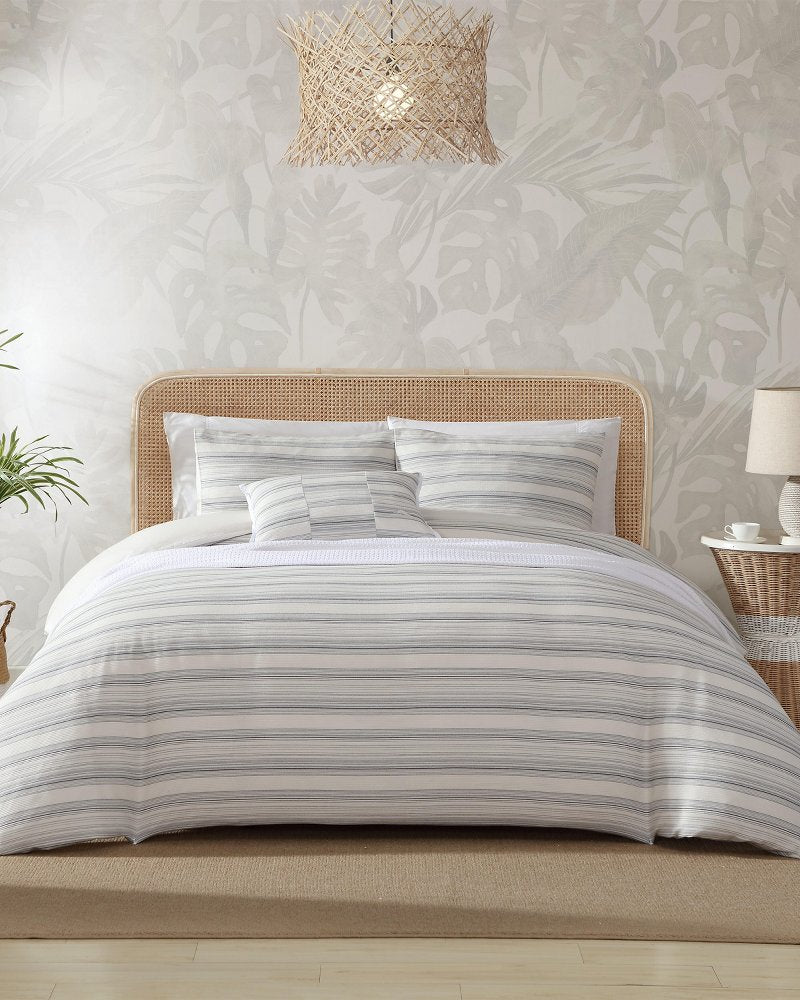 Tommy Bahama Island Micro Waffle 4-Piece Full/Queen Comforter Set