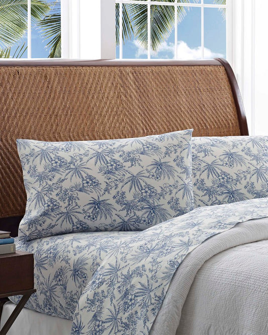 Tommy Bahama Pen & Ink Palm Sheet Set, King