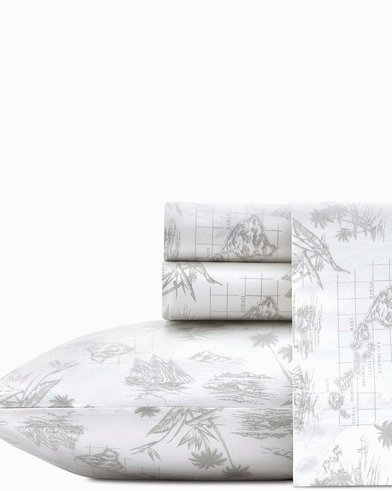 Tommy Bahama Vintage Map Sheet Set, King