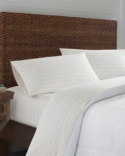 Tommy Bahama Pineapple Pinstripe 4-Piece King Sheet Set