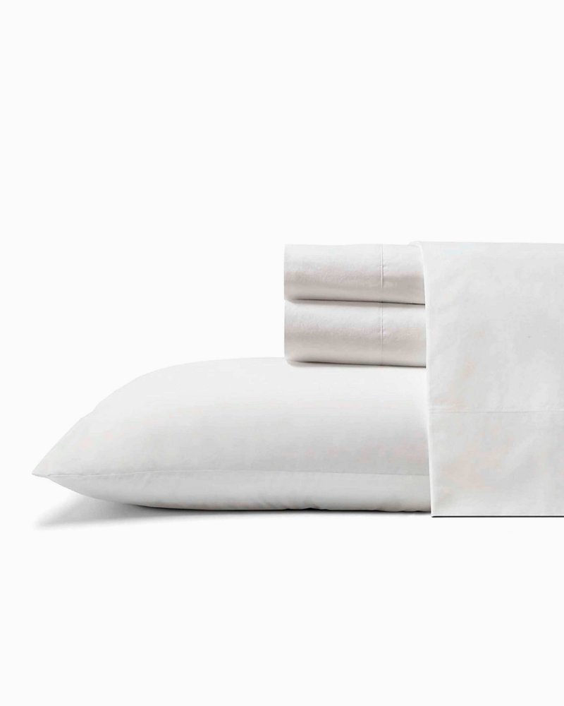 Tommy Bahama Cool Zone White Sheet Set, Queen