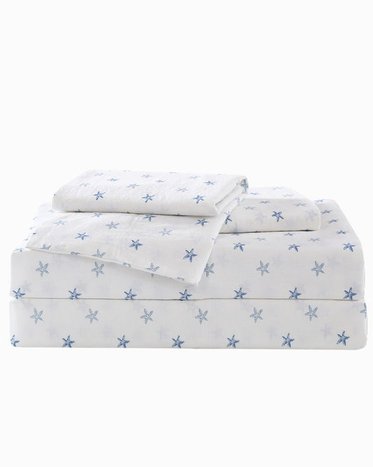 Tommy Bahama Starfish Treasure 4-Piece Queen Sheet Set