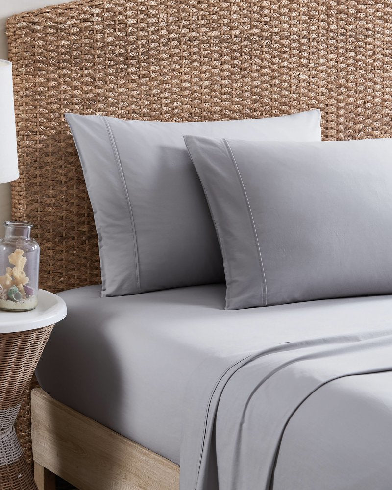 Tommy Bahama Solid 4-Piece Queen Sheet Set