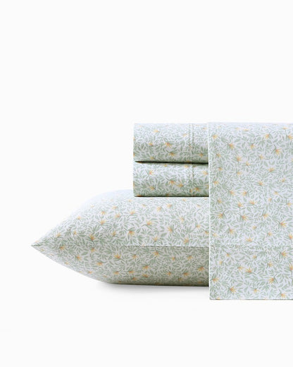 Tommy Bahama Crane Flower 4-Piece Queen Sheet Set