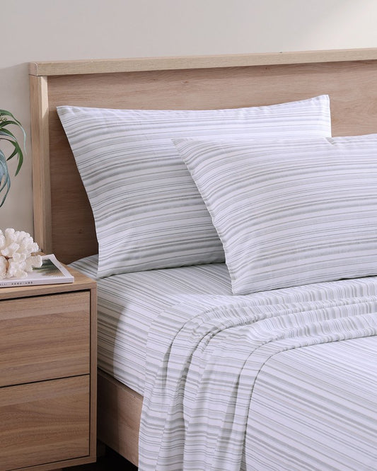 Tommy Bahama Kahanu Stripe 4-Piece Queen Sheet Set