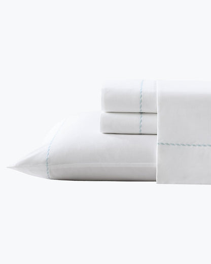 Tommy Bahama Solid 4-Piece King Sheet Set - Blue