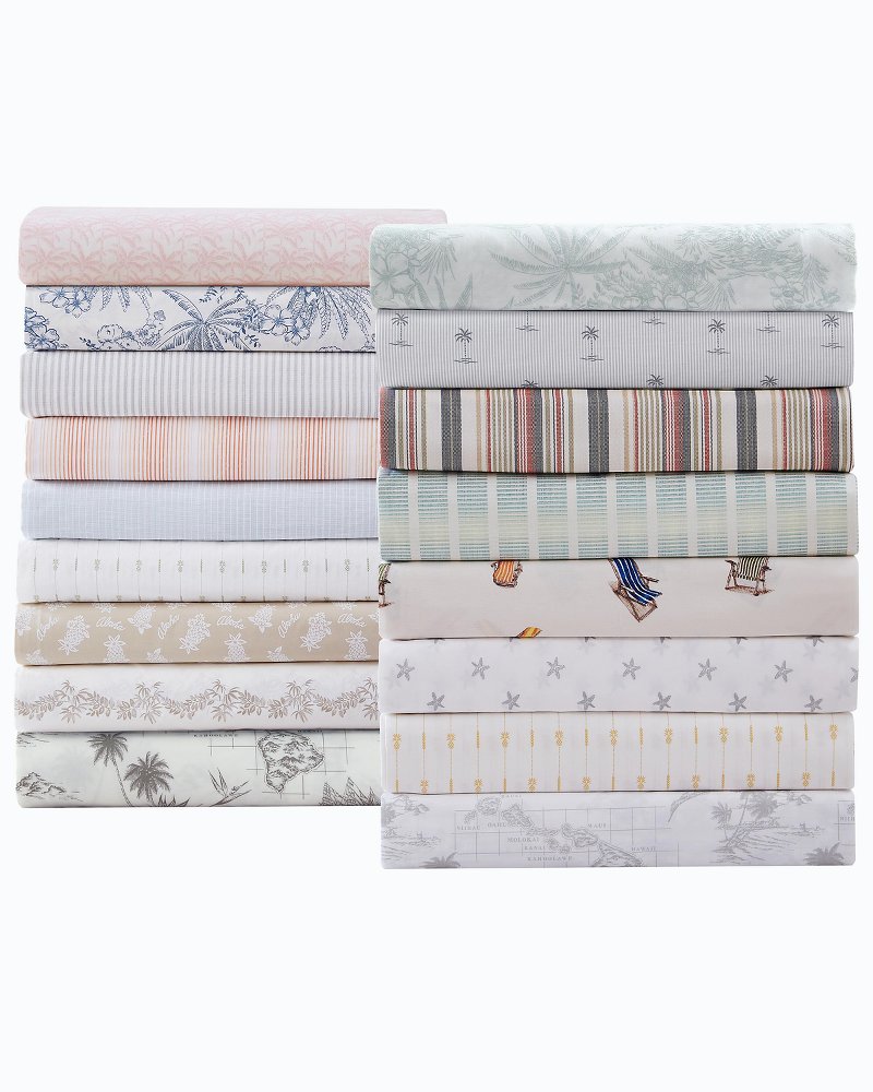 Tommy Bahama Lovely Palms 4-Piece Queen Sheet Set