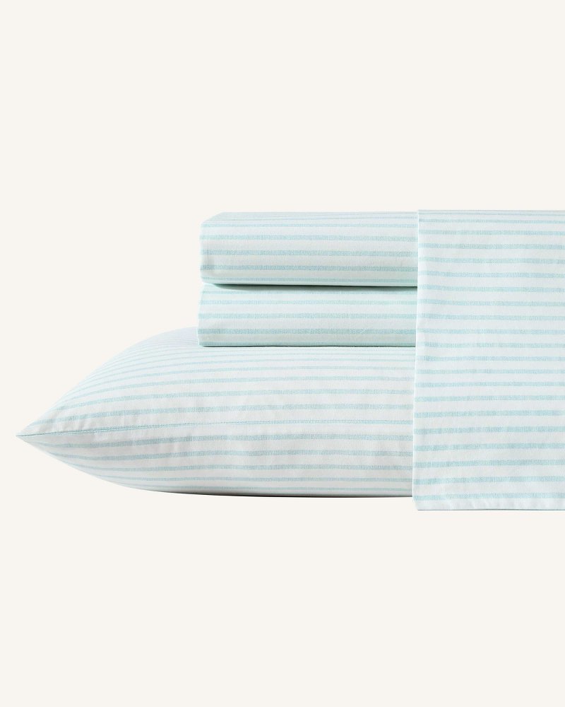 Tommy Bahama Cool Beach Stripe 4-Piece Queen Sheet Set