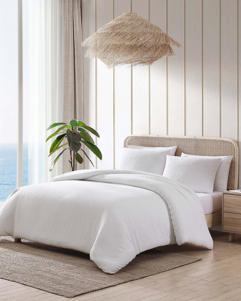 Tommy Bahama Wicker Woven 3-Piece Full/Queen Comforter Set